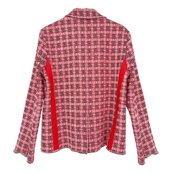 MARNI Plaid Jacket in Red IT38 - Picture 5 of 13